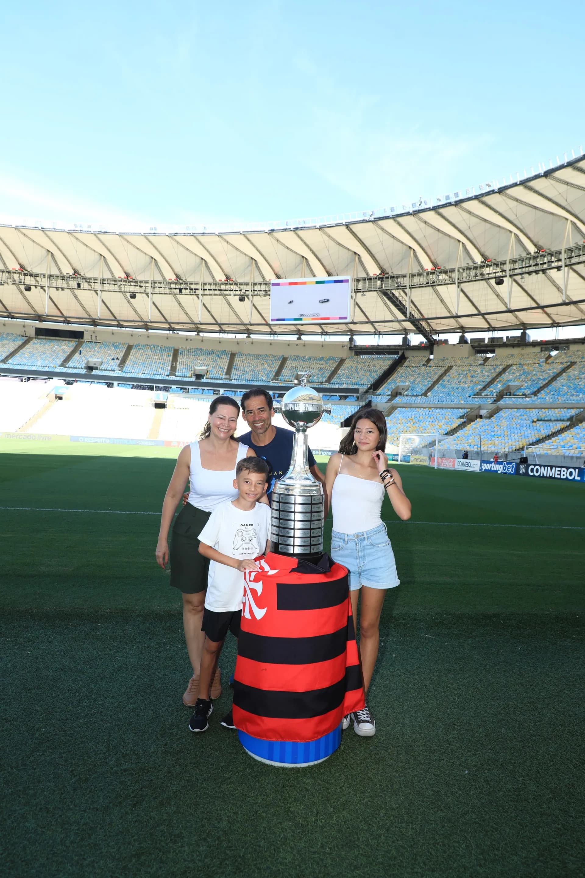 Momento no gramado